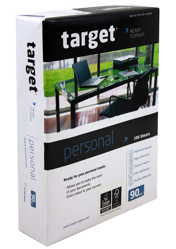 A4 90gsm Target Personal Paper | WL Coller Ltd