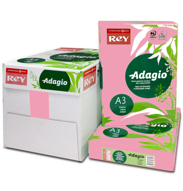 Adagio A3 Candy Pink Box Ream