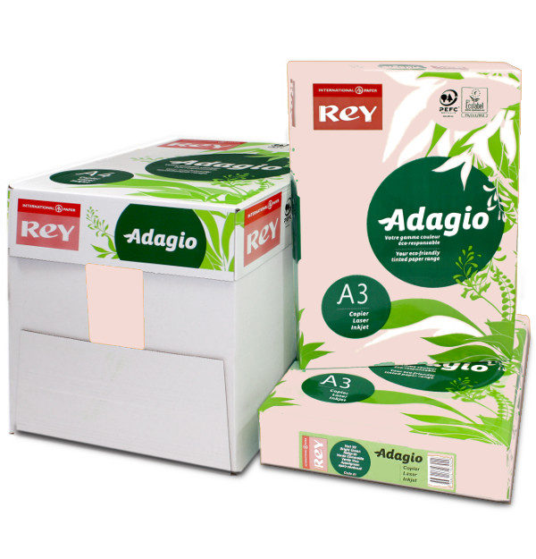 Adagio A3 Pink Box Ream