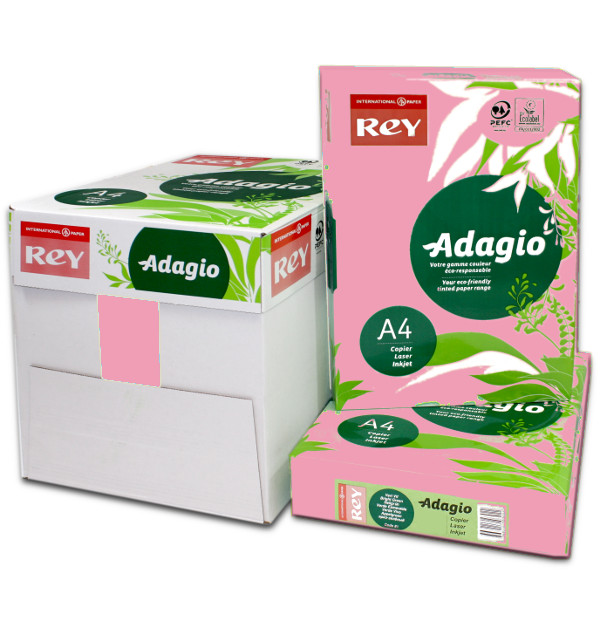 A4 80gsm Adagio Candy Pink Paper - WL Coller Ltd