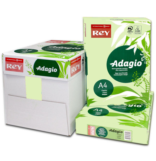 Adagio A4 Bright Green Box Ream