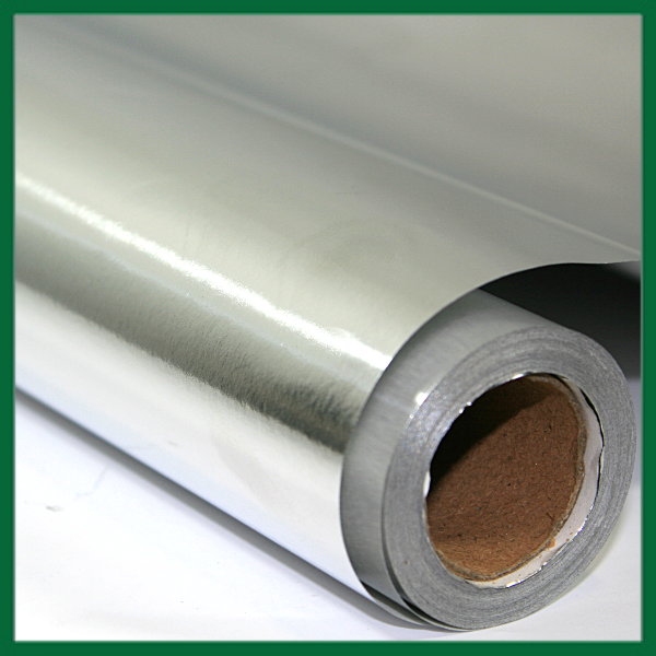 Wrapping Paper - Silver - 4.5m Roll - WL Coller Ltd