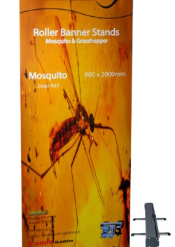 Mosquito Roller Banner Stand