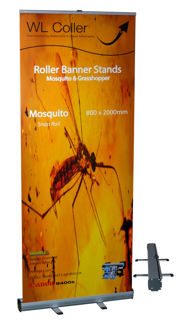 Mosquito Roller Banner Stand