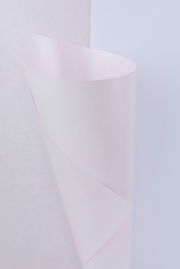 Baby Pink Pearlescent Paper 100gsm