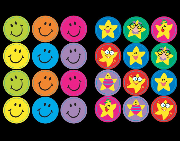 T-46134 T-46157 Smiles and Stars Stickers