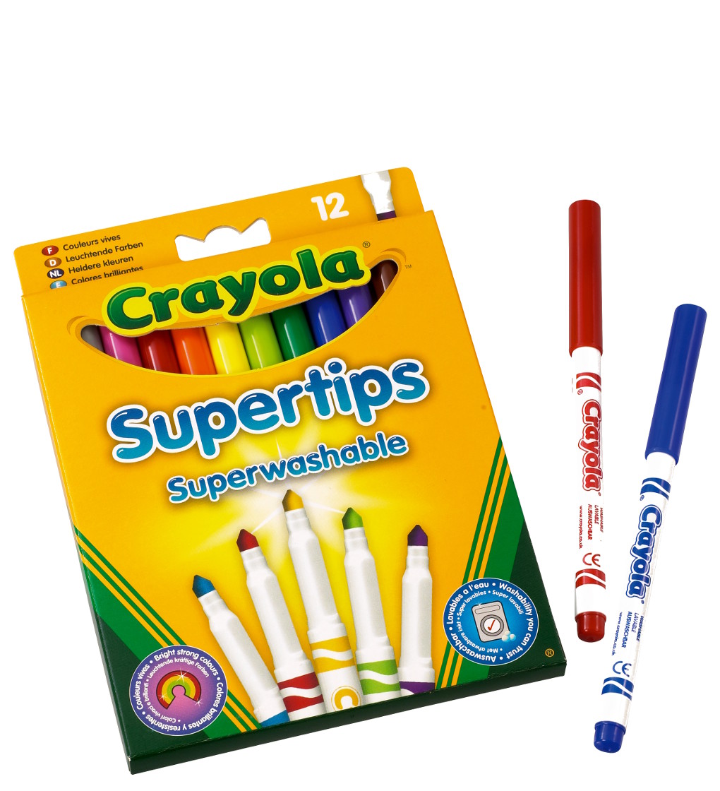 Crayola Supertip Colouring Felt Pens 