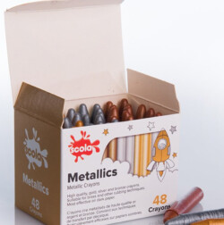 SCO-XVP163M Metallic Wax Crayons Pack