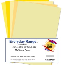 Shades of Yellow Paper