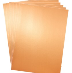 Pearlescent Copper Card
