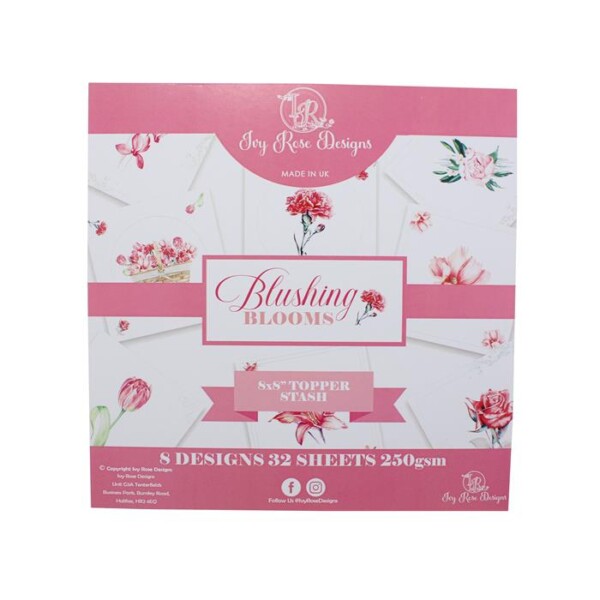 Dalton Manor - Blushing Blooms Floral Topper Stash 250gsm - PK32