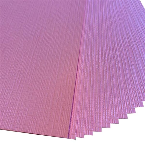 (230G) A4 PERGRAPHICA BLUSHING PINK LINEN EMBOSSED PK20